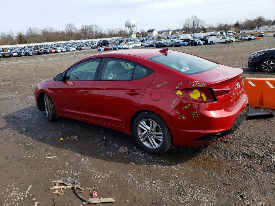 2020 Hyundai Elantra VIN KMHD84LF6LU057376 COPART salvage auction — REAR END, Nj - Cert Of Title-Salvage, sold $2,500 on 2026-07-17 (photo 2)