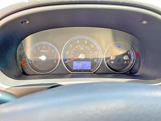2009 Hyundai Santa fe VIN 5NMSG13D49H236172 COPART salvage auction — NORMAL WEAR, Mt - Certificate Of Title (P), sold $2,250 on 2026-07-09 (photo 8)