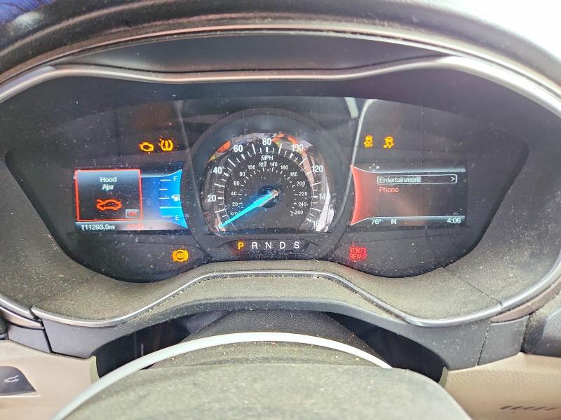 2017 Ford Fusion VIN 3FA6P0HDXHR293565 COPART salvage auction — FRONT END, Ca - Dis/Dlr/Exp App For Dup Clean, sold $625 on 2026-07-02 (photo 9)
