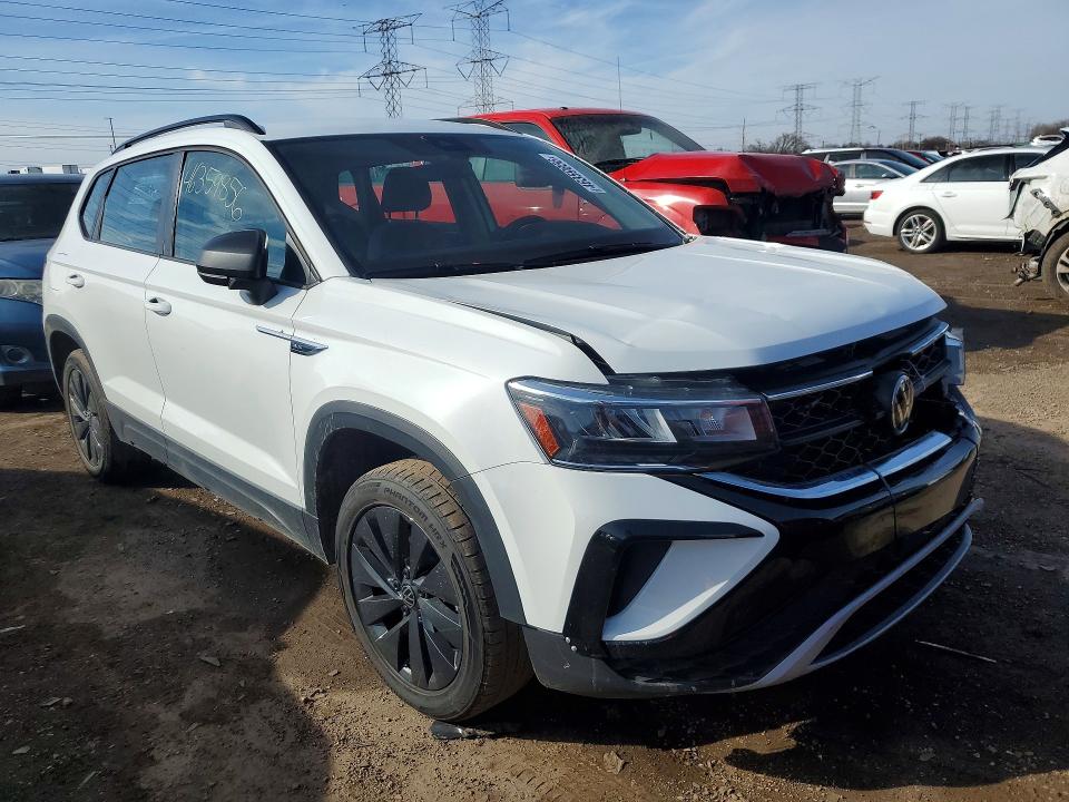 2024 Volkswagen Taos VIN 3VV5X7B23RM120475 COPART salvage auction — FRONT END, Tx - Certificate Of Title, sold $7,100 on 2026-07-28 (photo 4)