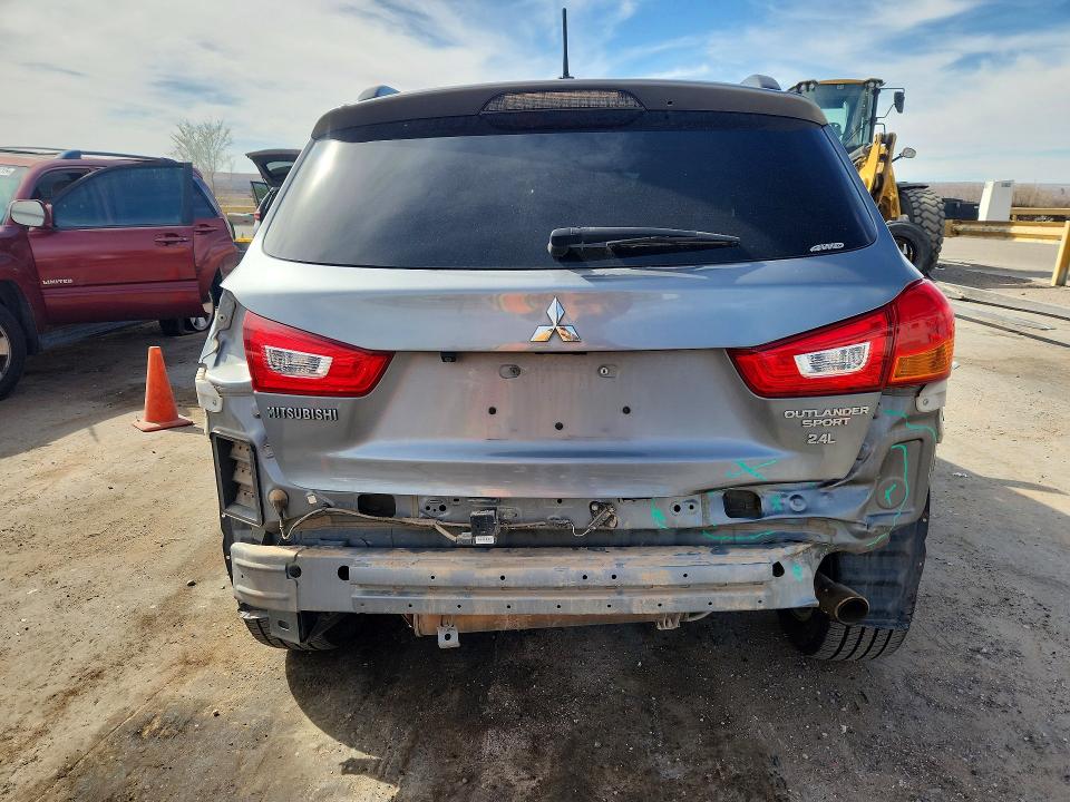 2015 Mitsubishi Outlander VIN 4A4AR4AW5FE027431 COPART salvage auction — REAR END, Nm - Cert Of Title-Salvage, sold $200 on 2026-07-02 (photo 6)