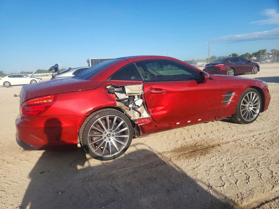 2018 Mercedes-benz Sl-class VIN WDDJK6GA9JF053526 COPART salvage auction — SIDE, FL - CERT OF TITLE SLVG REBUILDABLE, sold $11,700 on 2026-07-14 (photo 3)