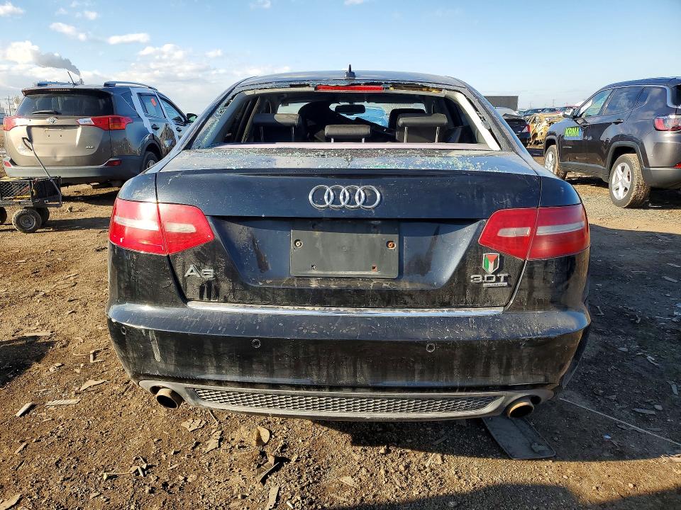 2011 Audi A6 VIN WAUKGAFBXBN016969 COPART salvage auction — HAIL, Il - Salvage Certificate, sold $225 on 2026-07-06 (photo 6)