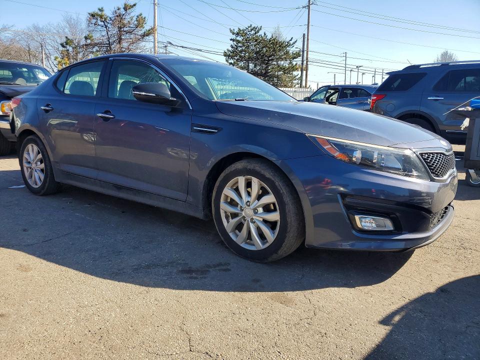 2015 Kia Optima VIN 5XXGN4A70FG445204 COPART salvage auction — REAR END, Salvage Title, sold $900 on 2026-07-22 (photo 4)