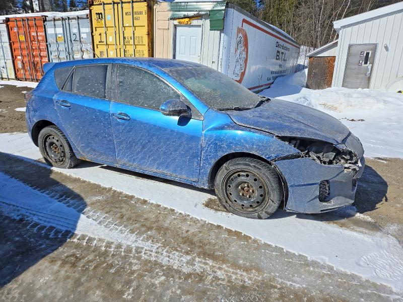 2012 Mazda 3 VIN JM1BL1L77C1669105 COPART salvage auction — FRONT END, Qc - Gravement Accidente, sold $225 on 2026-07-07 (photo 4)
