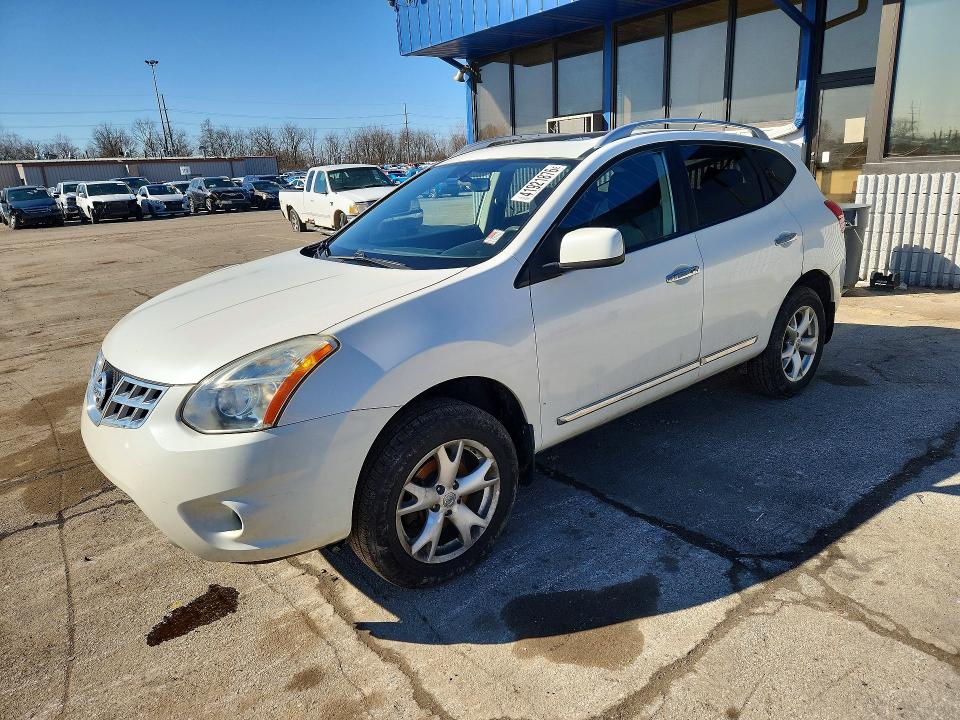2011 Nissan Rogue VIN JN8AS5MV2BW294104 COPART salvage auction — FRONT END, In - Bill Of Sale - Parts Only, sold $300 on 2026-07-13 (photo 1)