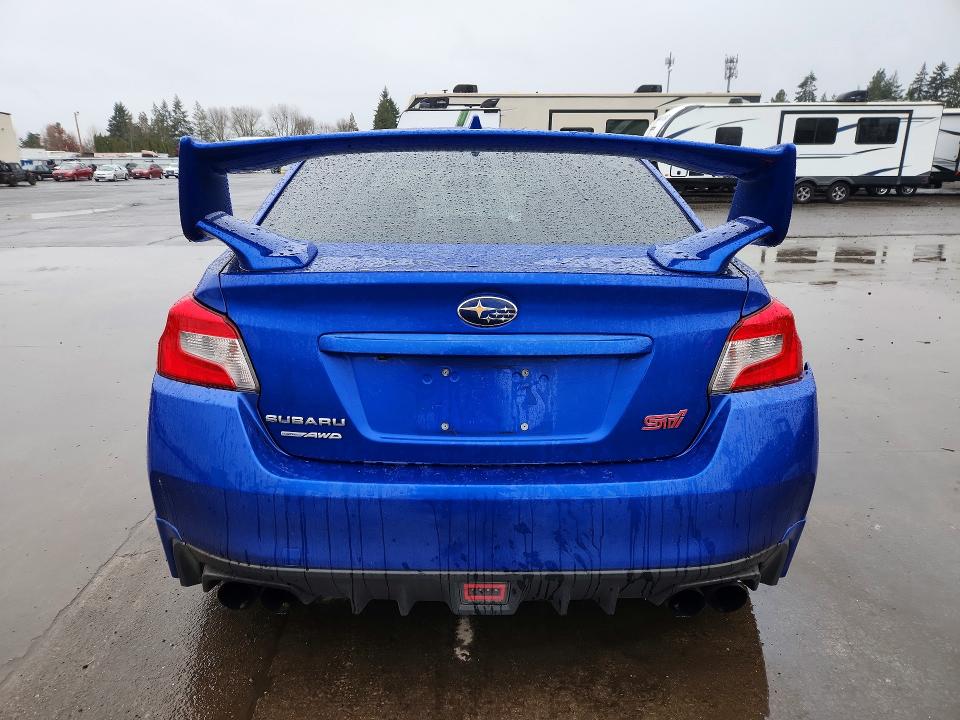 2021 Subaru Wrx VIN JF1VA2E64M9818771 COPART salvage auction — FRONT END, Or - Salvage Title Certificate, sold $8,800 on 2026-07-20 (photo 6)