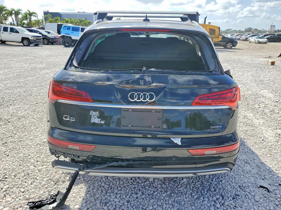 2023 Audi Q5 VIN WA1ABAFY4P2116800 COPART salvage auction — ROLLOVER, Salvage Title, sold $1,700 on 2026-08-11 (photo 6)