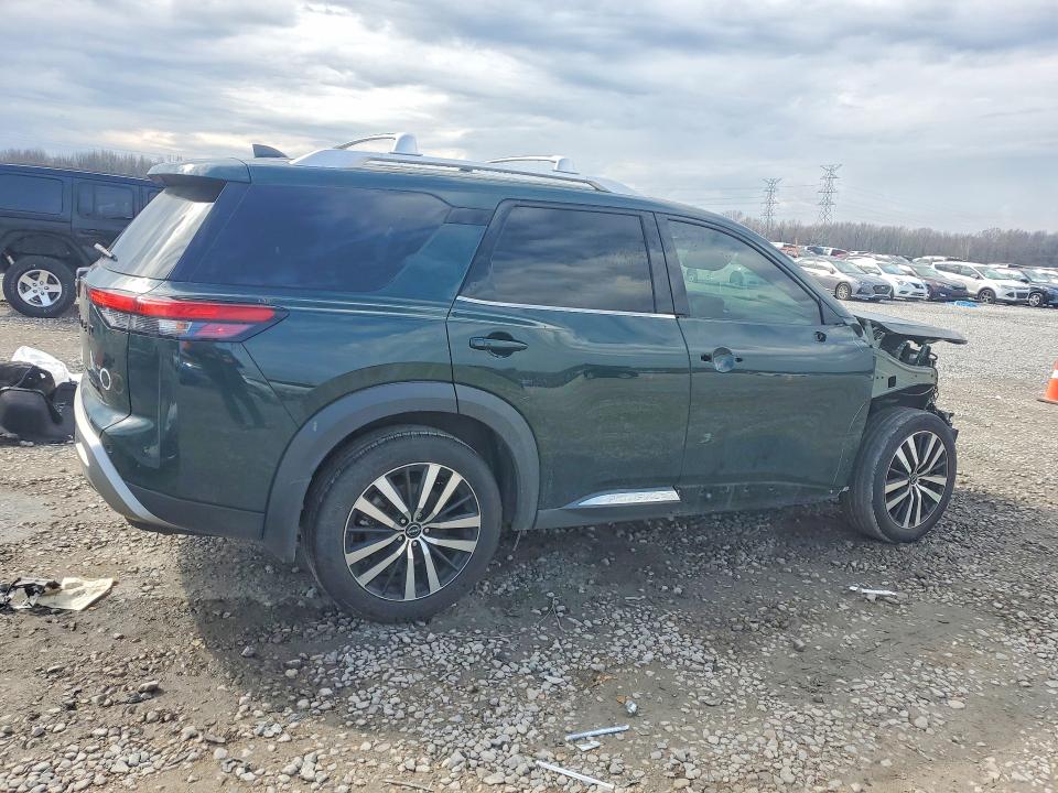 2023 Nissan Pathfinder VIN 5N1DR3DG0PC233980 COPART salvage auction — FRONT END, TN - SALVAGE CERTIFICATE, sold $9,700 on 2026-07-09 (photo 3)