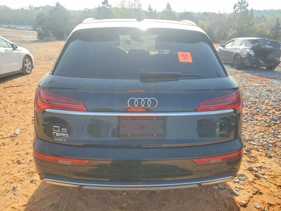 2023 Audi Q5 VIN WA1BBAFY1P2043289 COPART salvage auction — ROLLOVER, Nc - Salvage Certificate Of Title, sold $5,800 on 2026-08-03 (photo 6)