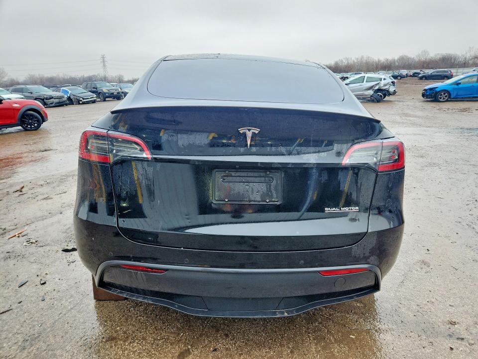 2021 Tesla Model y VIN 5YJYGDEF7MF264021 COPART salvage auction — REAR END, Il - Salvage Certificate, sold $9,900 on 2026-07-10 (photo 6)