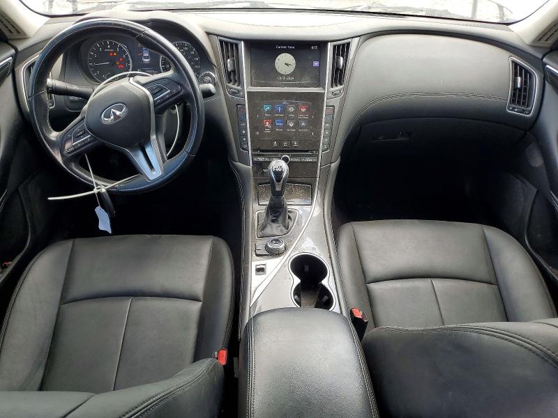 2018 Infiniti VIN JN1CV7AP5JM240239 COPART salvage auction — FRONT END, Tx - Salvage Vehicle Title, sold $1,950 on 2026-07-09 (photo 8)