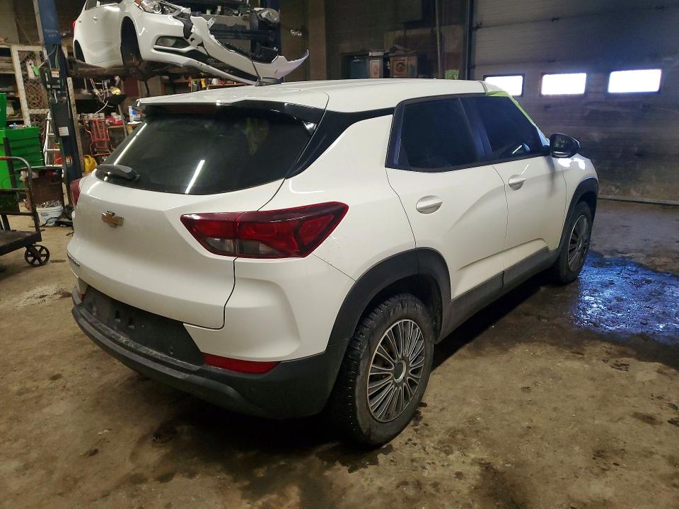 2021 Chevrolet Trailblazer VIN KL79MMS22MB030707 COPART salvage auction — FRONT END, On - Permit Irrepairable, sold $3,550 on 2026-07-14 (photo 3)