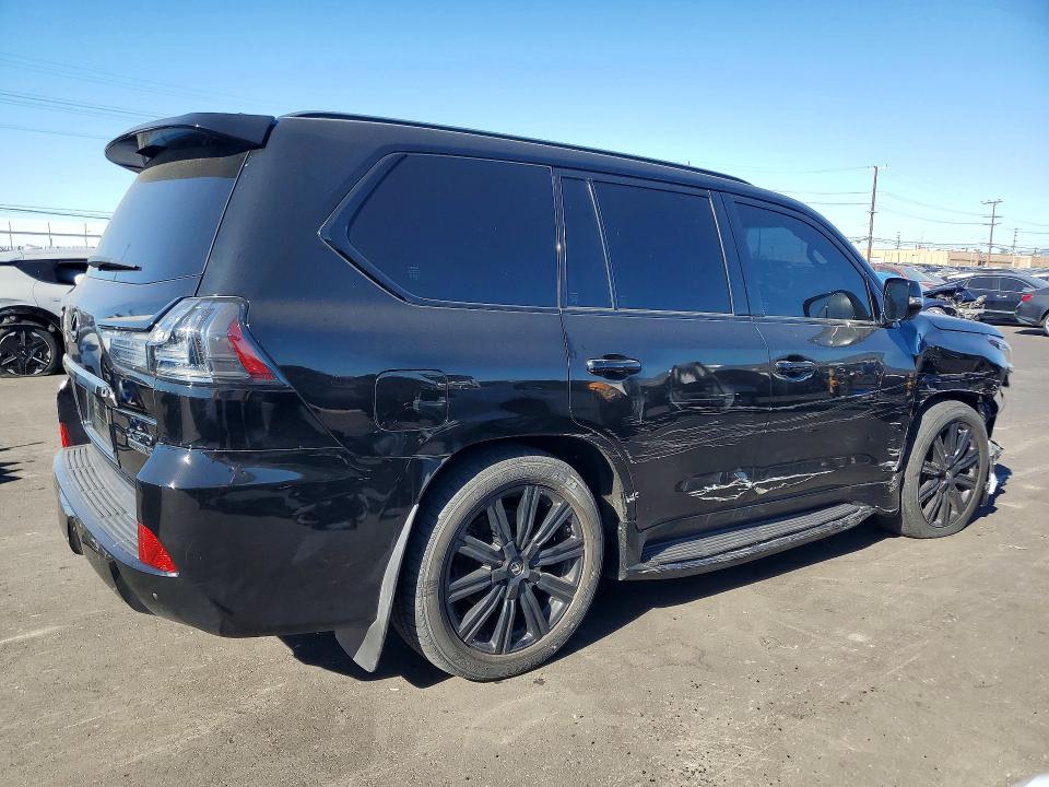 2021 Lexus Lx VIN JTJDY7AX4M4333098 COPART salvage auction — FRONT END, Ca - Salvage Certificate, sold $53,000 on 2026-07-08 (photo 3)