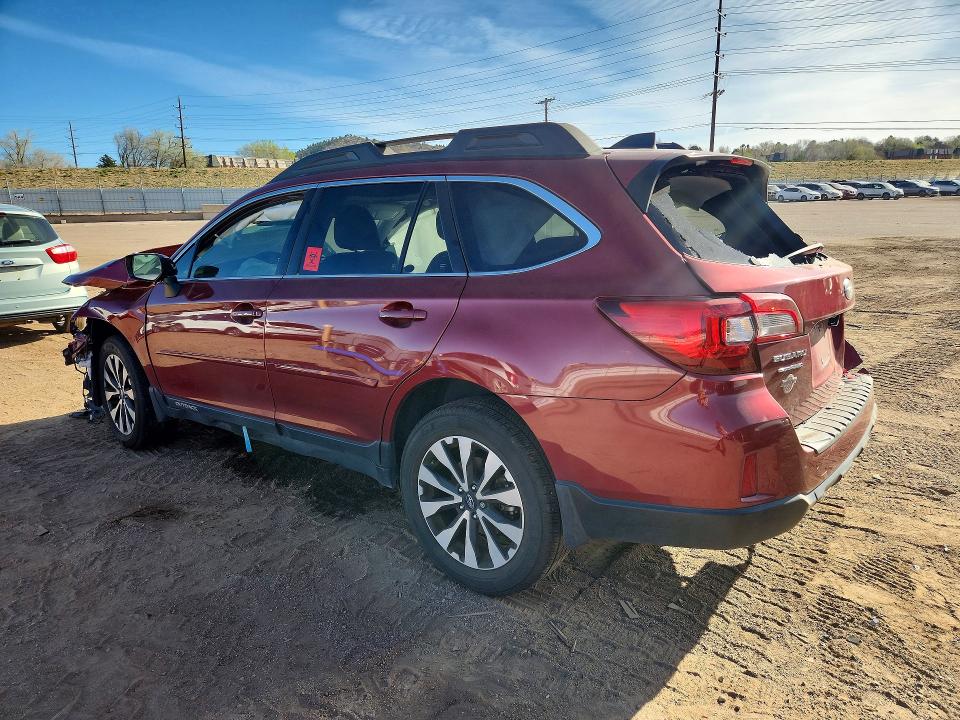 2016 Subaru Outback VIN 4S4BSBNC2G3359095 COPART salvage auction — FRONT END, CO, sold $350 on 2026-08-19 (photo 2)