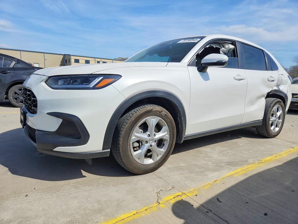 2025 Honda Hr-v VIN 3CZRZ1H34SM742350 COPART salvage auction — SIDE, Tx - Certificate Of Title, sold $6,400 on 2026-07-02 (photo 1)