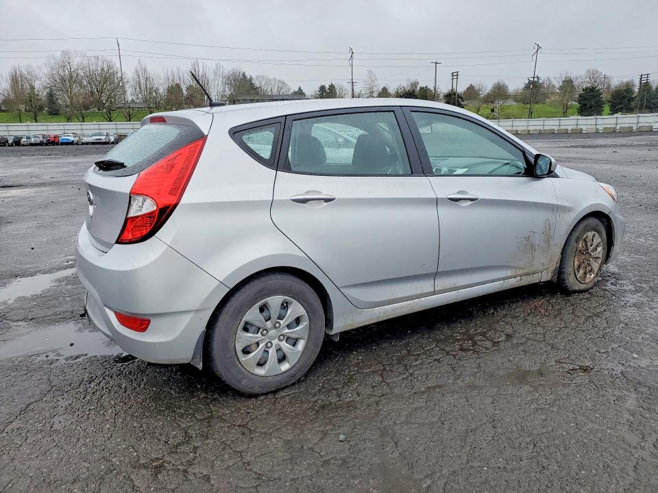2017 Hyundai Accent VIN KMHCT5AE2HU327267 COPART salvage auction — SIDE, Or - Lien Papers Salvage, sold $550 on 2026-07-27 (photo 3)