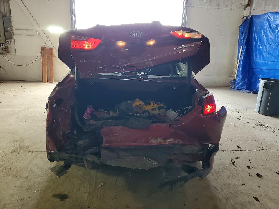 2014 Kia Optima VIN 5XXGR4A67EG333848 COPART salvage auction — REAR END, Ky - Bill Of Sale/Part Only/No Titl, sold $500 on 2026-07-06 (photo 6)