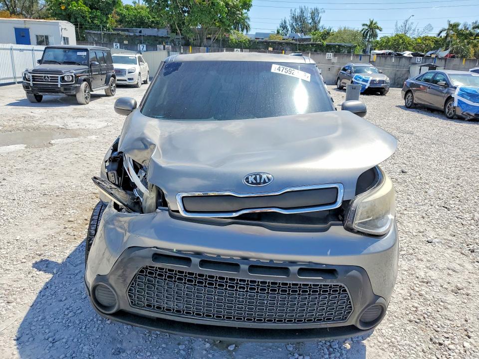 2016 Kia Soul VIN KNDJN2A28G7276199 COPART salvage auction — FRONT END, FL - CERT OF TITLE SLVG REBUILDABLE, sold $675 on 2026-07-02 (photo 5)