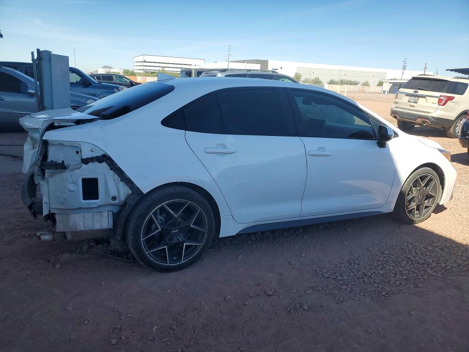 2020 Toyota Corolla VIN 5YFS4RCE5LP021297 COPART salvage auction — REAR END, Id - Salvage Certificate Of Title, sold $6,200 on 2026-07-14 (photo 3)