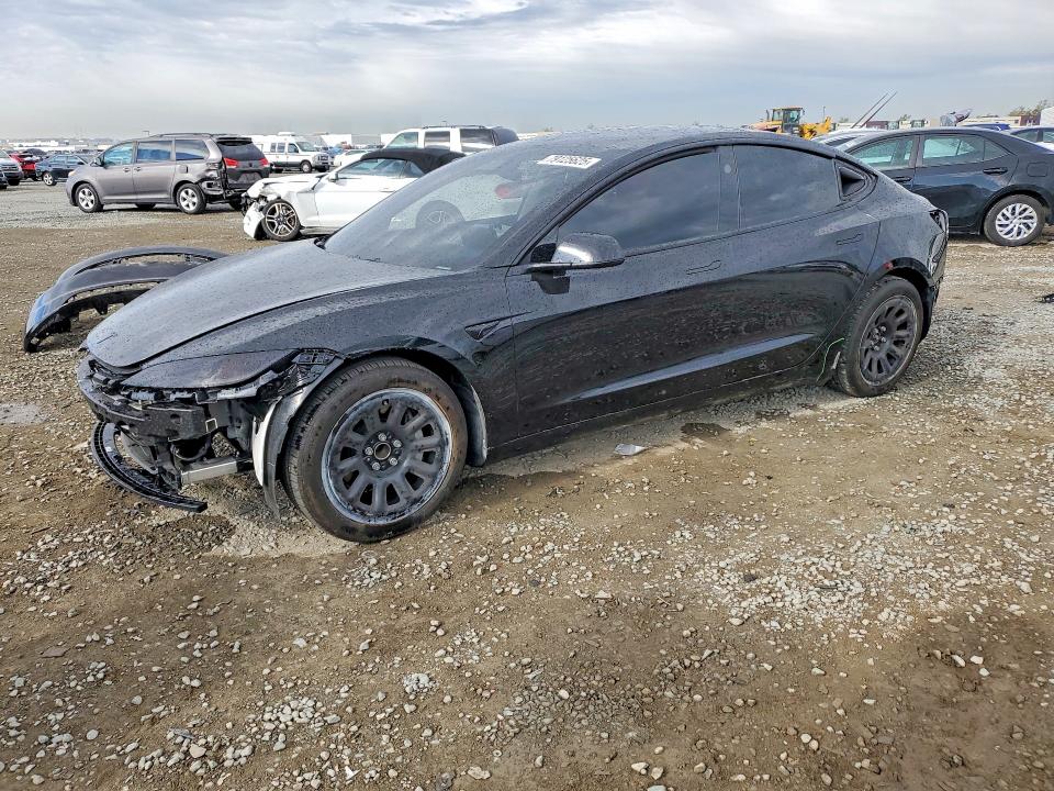 2025 Tesla Model 3 VIN 5YJ3E1EA6SF135879 — COPART salvage auction photo