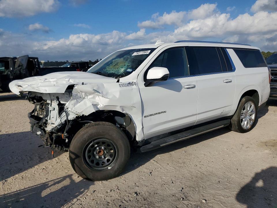 2024 Chevrolet Suburban VIN 1GNSKGKT4RR191893 COPART salvage auction — FRONT END, Tx - Salvage Vehicle Title, sold $19,900 on 2026-07-02 (photo 1)