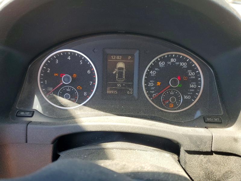 2016 Volkswagen Tiguan VIN WVGAV7AX4GW612389 COPART salvage auction — FRONT END, Salvage Title, sold $1,900 on 2026-08-04 (photo 9)