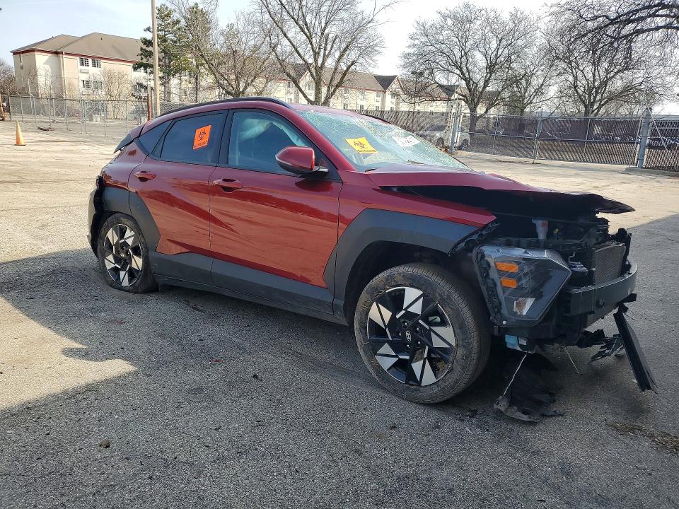 2024 Hyundai Kona VIN KM8HB3AB9RU169420 COPART salvage auction — ROLLOVER, Id - Cert Of Title-Junk, sold $2,350 on 2026-07-06 (photo 4)