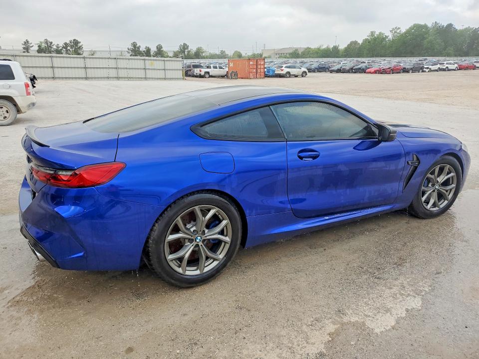 2024 BMW M8 VIN WBSAE0C09RCR46815 COPART salvage auction — WATER/FLOOD, Tx - Salvage Title-Flood Damage, sold $44,000 on 2026-07-28 (photo 3)