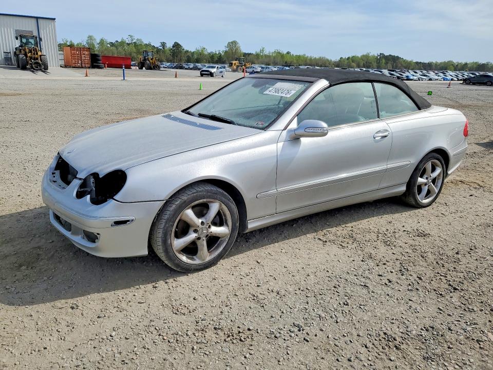 2005 Mercedes-benz Clk-class VIN WDBTK65J05F130875 COPART salvage auction — FRONT END, NC - DEALER ONLY SALVAGE TITLE, sold $425 on 2026-08-10 (photo 1)
