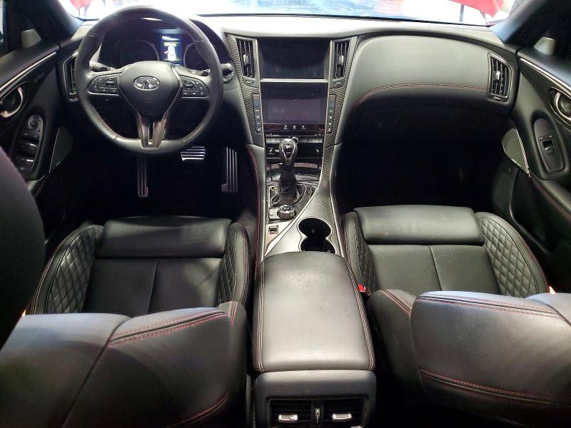 2023 Infiniti Q50 VIN JN1FV7DR0PM590882 COPART salvage auction — ROOF, Md - Cert Of Salvage > 75% Damage, sold $7,000 on 2026-07-24 (photo 8)
