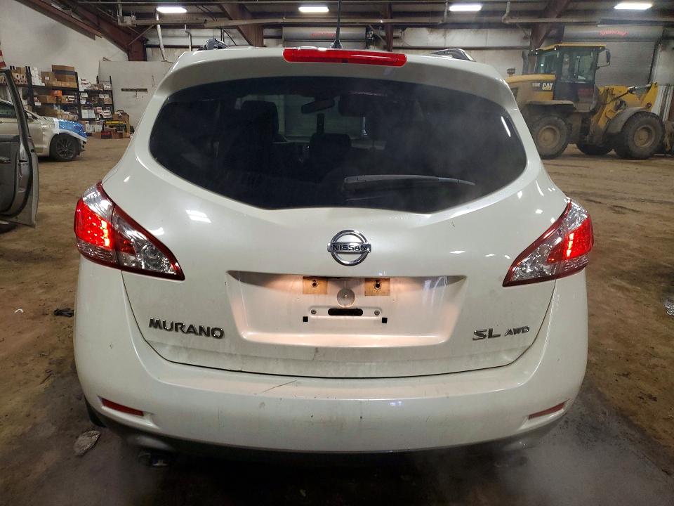 2013 Nissan Murano VIN JN8AZ1MW3DW303845 COPART salvage auction — SIDE, Oh - Cert Of Title-Salvage, sold $325 on 2026-07-17 (photo 6)