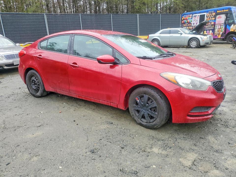 2016 Kia Forte VIN KNAFK4A69G5609290 COPART salvage auction — SIDE, Md - Cert Of Salvage < 75% Damage, sold $525 on 2026-07-28 (photo 4)