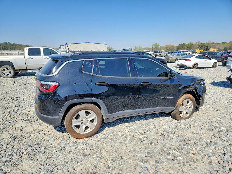 2022 Jeep Compass VIN 3C4NJCBB7NT164326 COPART salvage auction — FRONT END, Ga - Cert Of Title-Salvage, sold $3,800 on 2026-07-09 (photo 3)