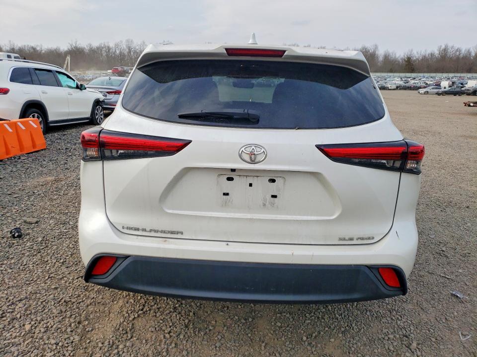 2023 Toyota Highlander VIN 5TDKDRBH4PS034521 COPART salvage auction — FRONT END, Nj - Cert Of Title-Salvage, sold $12,800 on 2026-07-28 (photo 6)