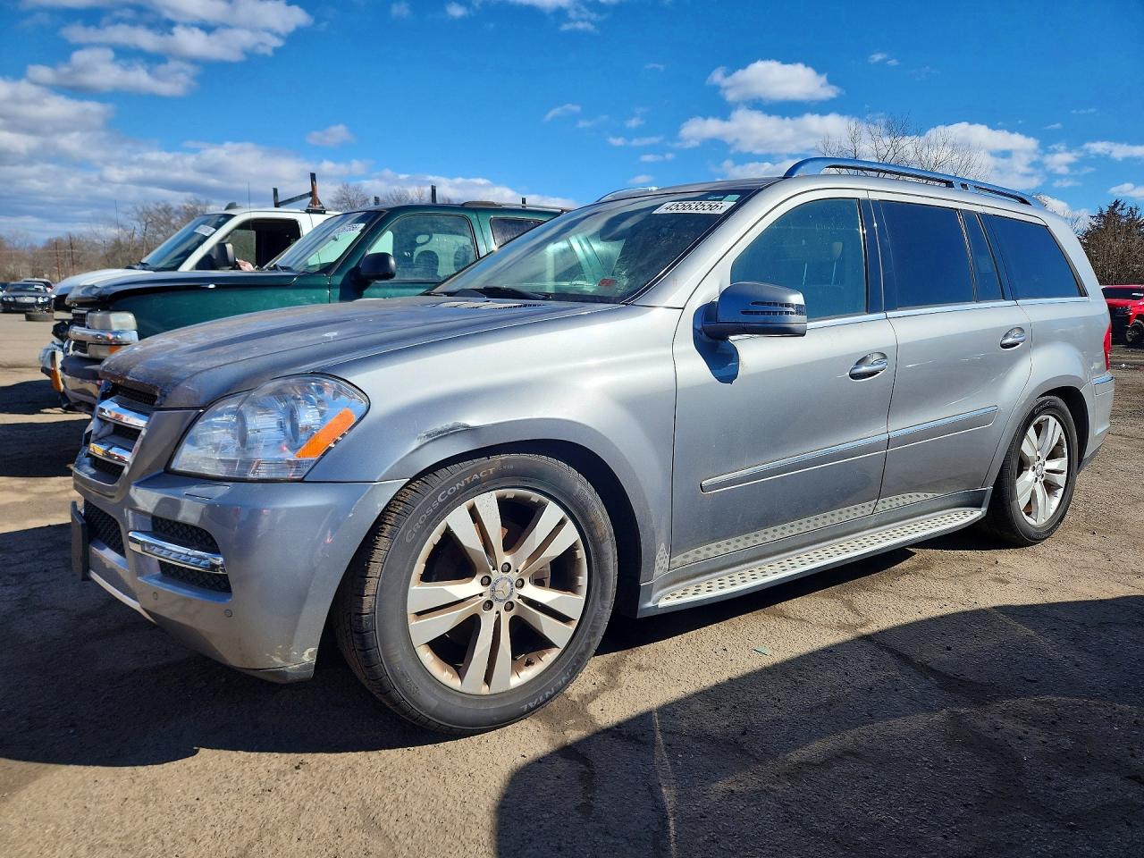 2011 Mercedes-Benz GL-Class VIN 4JGBF7BE9BA694236 COPART salvage auction — Front End, CT - CERT OF TITLE-PARTS ONLY SALVA, sold $525 on 2026-07-03 (photo 1)
