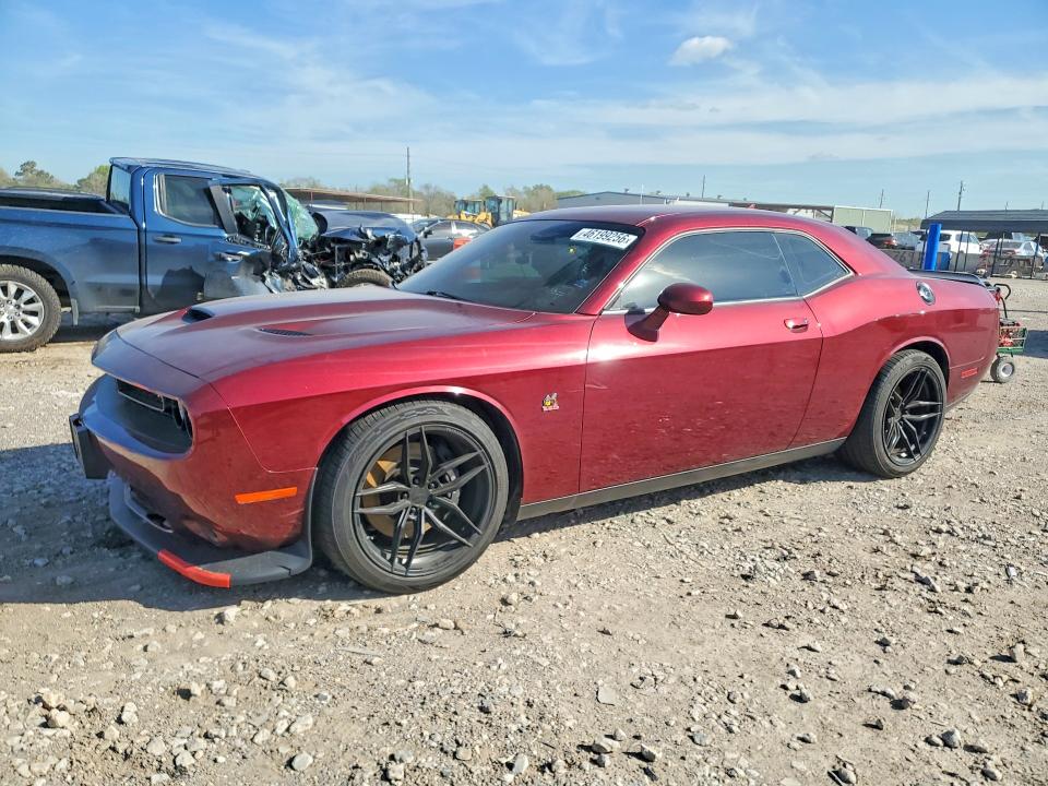 2023 Dodge Challenger VIN 2C3CDZFJ8PH518177 COPART salvage auction — WATER/FLOOD, Tx - Salvage Title-Flood Damage, sold $20,100 on 2026-07-02 (photo 1)