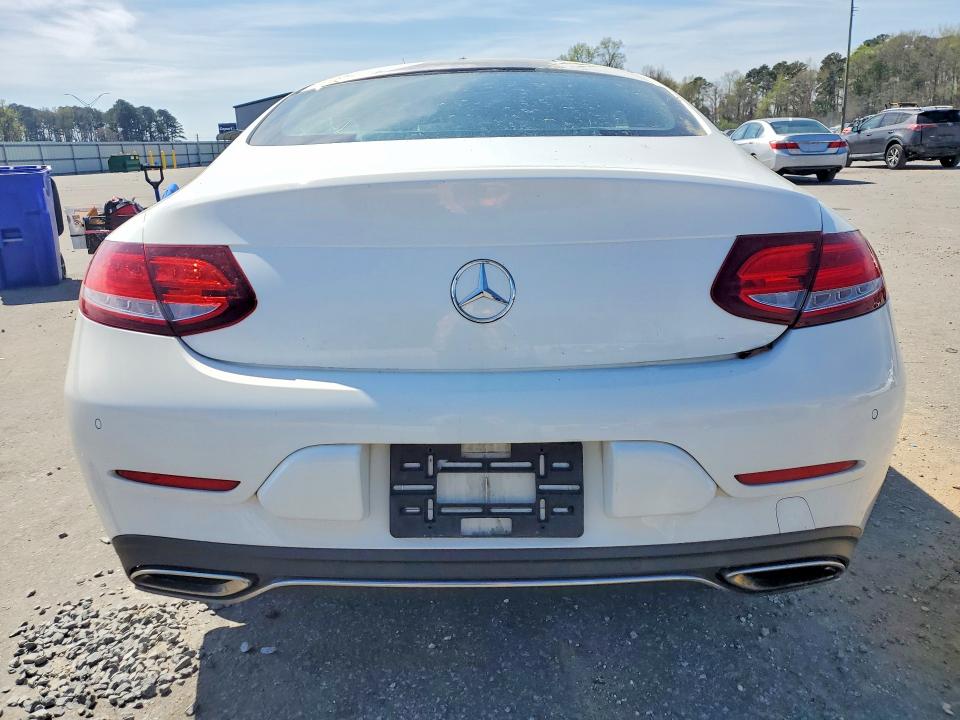 2017 Mercedes-benz C-klasse VIN WDDWJ4KB3HF368538 COPART salvage auction — FRONT END, Nc - Salvage Certificate Of Title, sold $250 on 2026-07-07 (photo 6)