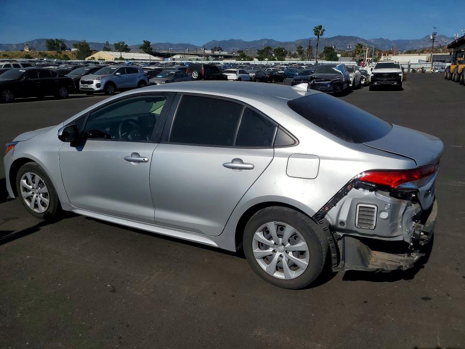 2022 Toyota Corolla VIN JTDEPMAE8NJ230664 COPART salvage auction — REAR END, Ca - Salvage Certificate, sold $6,200 on 2026-07-22 (photo 2)