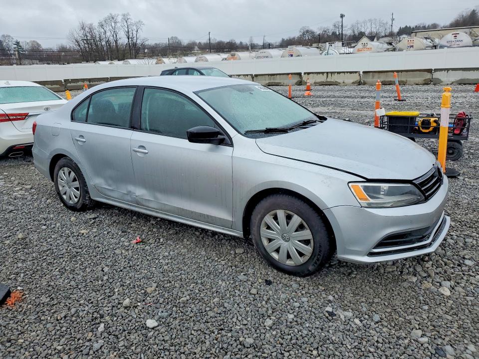 2015 Volkswagen Jetta VIN 3VW2K7AJ7FM332149 COPART salvage auction — FRONT END, Oh - Cert Of Title-Salvage, sold $425 on 2026-07-02 (photo 4)