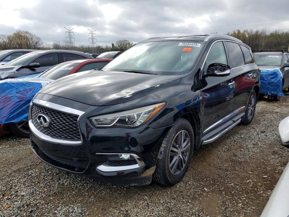 2019 Infiniti Qx60 VIN 5N1DL0MN6KC509909 COPART salvage auction — NORMAL WEAR, Tn - Salvage Certificate, sold $6,100 on 2026-07-09 (photo 1)