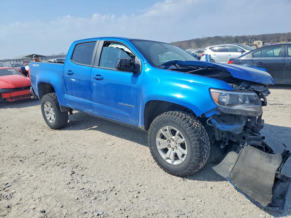 2021 Chevrolet VIN 1GCGTCEN5M1268747 COPART salvage auction — FRONT END, Mo - Salvage Certificate Of Title, sold $3,550 on 2026-07-09 (photo 4)