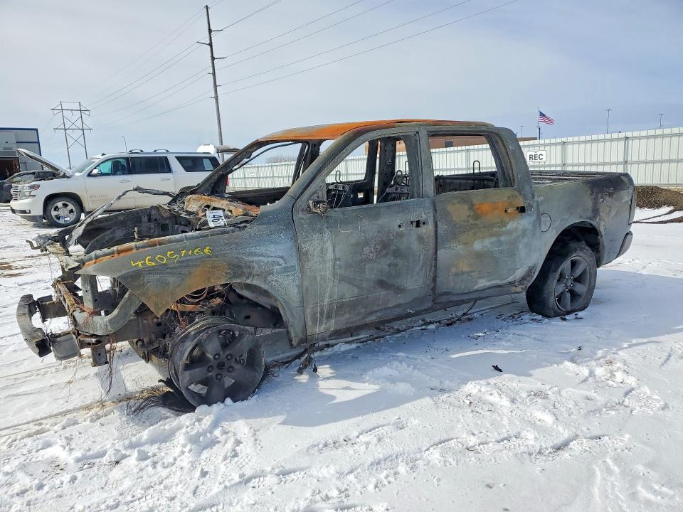 2015 Ram 1500 VIN 1C6RR6KT9FS650747 COPART salvage auction — BURN, Mn - Cert Of Title-Salvage, sold $50 on 2026-07-20 (photo 1)