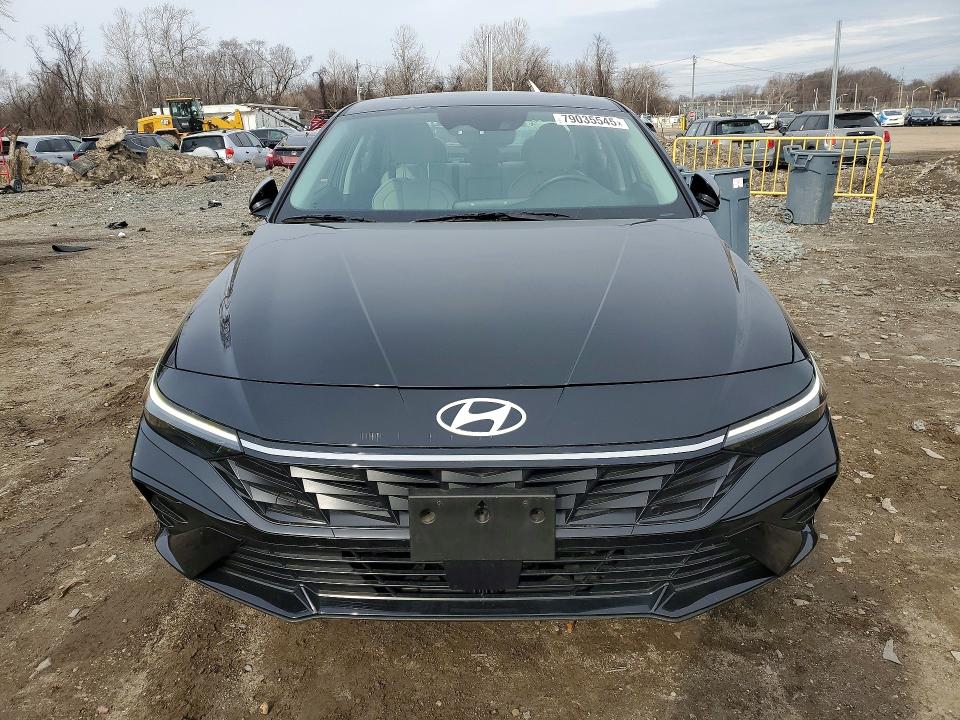 2025 Hyundai Elantra VIN KMHLN4DJ4SU143162 COPART salvage auction — REAR END, Md - Cert Of Salvage < 75% Damage, sold $125 on 2026-07-02 (photo 5)
