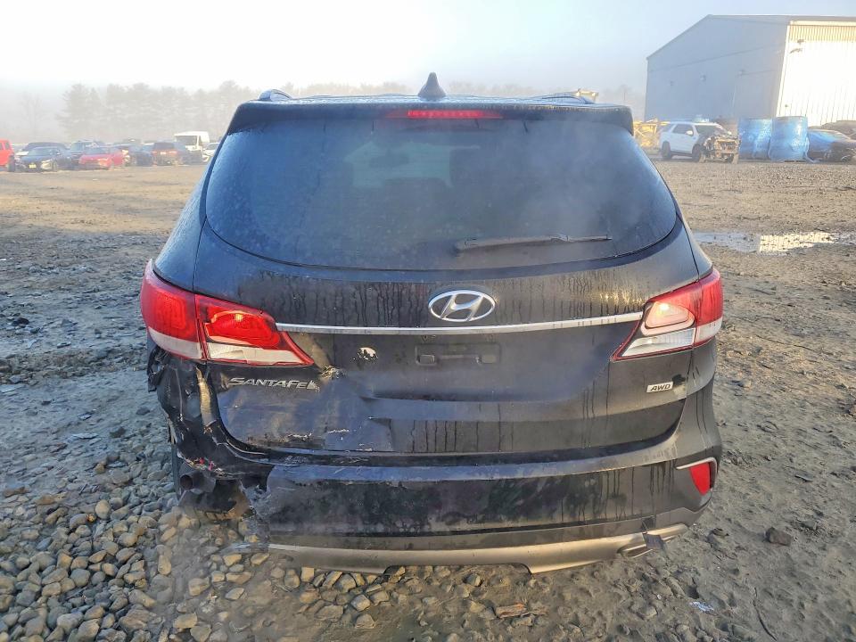 2016 Hyundai Santa fe VIN KM8SMDHF1HU175483 COPART salvage auction — REAR END, Id - Salvage Certificate Of Title, sold $2,350 on 2026-07-08 (photo 6)