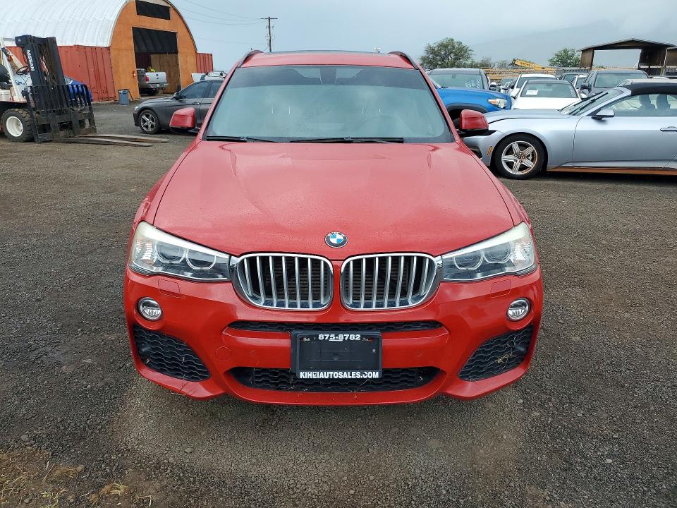 2016 BMW X3 VIN 5UXWX7C54G0R17652 COPART salvage auction — WATER/FLOOD, Hi - Certificate Of Salvage, sold $825 on 2026-07-06 (photo 5)