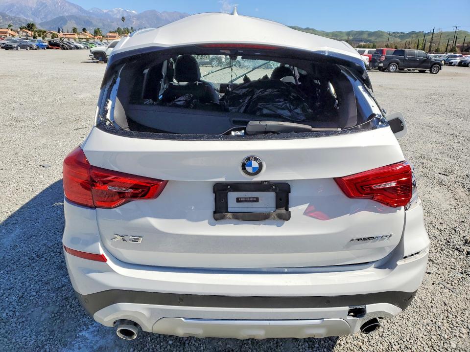 2019 BMW X3 VIN 5UXTR9C50KLE21847 COPART salvage auction — ROLLOVER, Ca - Salvage Certificate, sold $1,100 on 2026-07-22 (photo 6)