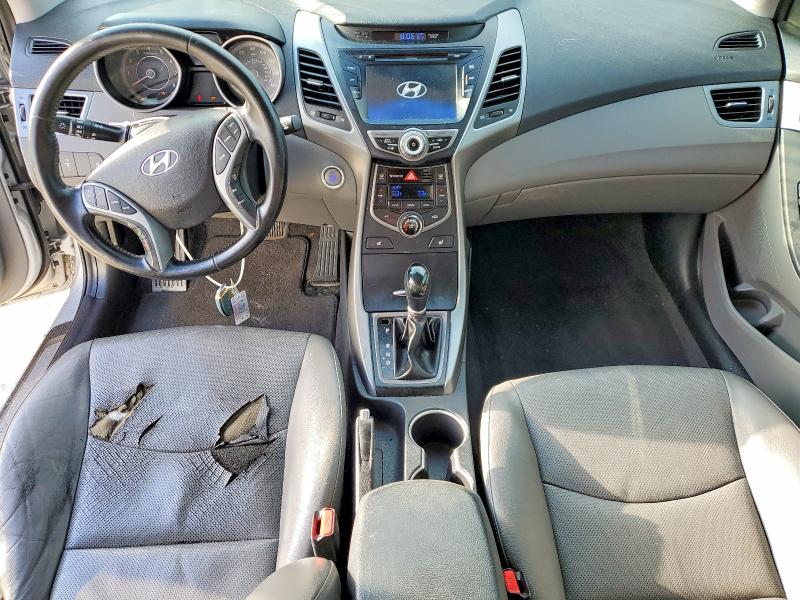 2016 Hyundai Elantra VIN KMHDH4AE9GU598096 COPART salvage auction — FRONT END, Fl - Certificate Of Destruction, sold $875 on 2026-07-06 (photo 8)