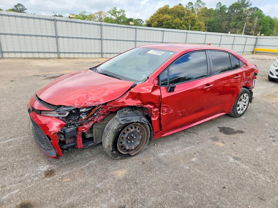 2020 Toyota Corolla VIN JTDEPRAE3LJ000850 COPART salvage auction — FRONT END, Al - Cert Of Title-Salvage Title, sold $3,400 on 2026-07-13 (photo 1)