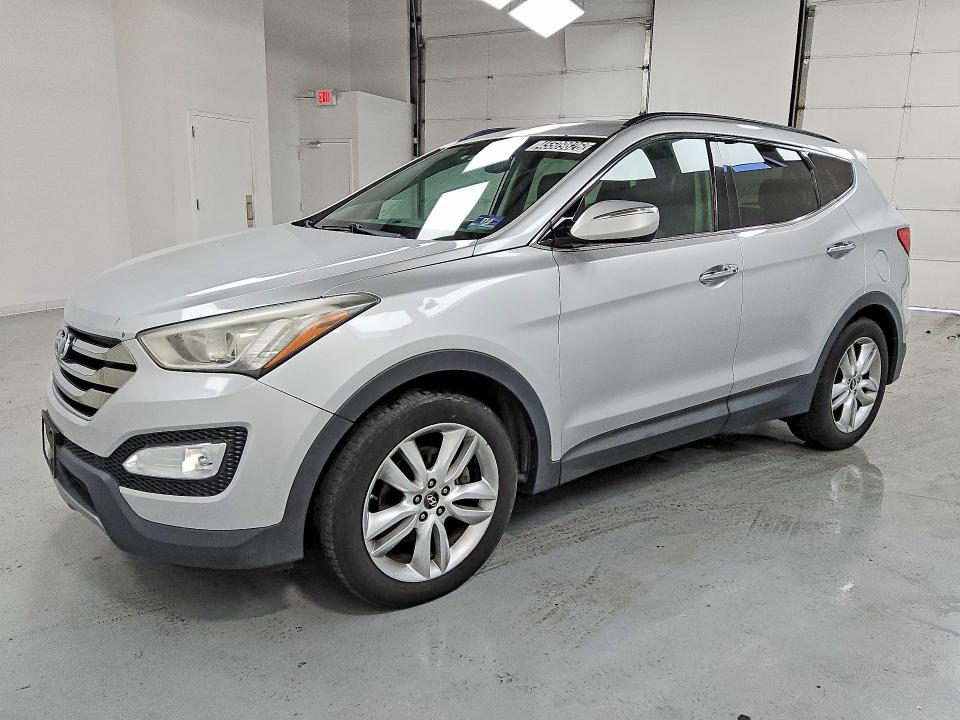 2013 Hyundai Santa fe VIN 5XYZU3LA3DG002665 COPART salvage auction — MECHANICAL, NJ - CERTIFICATE OF TITLE, sold $2,150 on 2026-07-09 (photo 1)